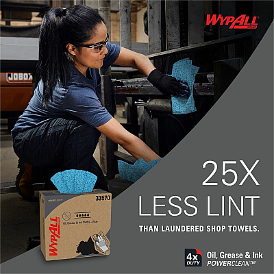 Wypall Oil, Grease & Ink Cloths (KCC33570)