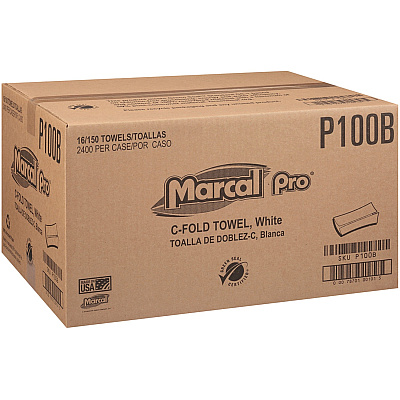 Marcal Recycled Center-Fold Paper Towels (MRCP100B)