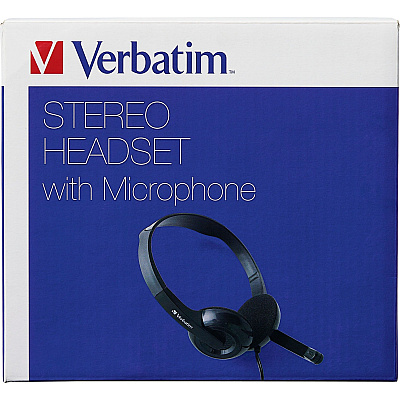 Verbatim Stereo Headset with Microphone (VER70721)