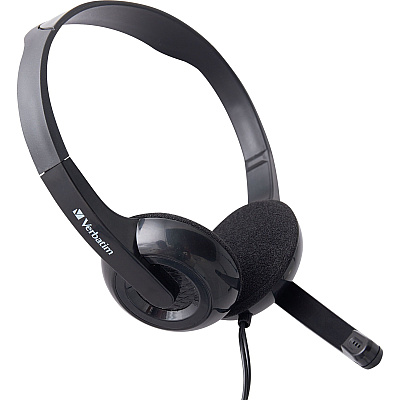 Verbatim Stereo Headset with Microphone (VER70721)
