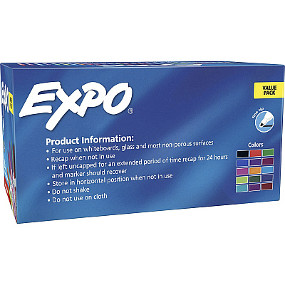 EXPO Low-Odor Dry Erase Fine Tip Markers (SAN2138424)