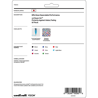 uniball Vision Rollerball Pen (UBC1782104)