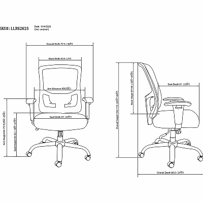 Lorell High-capacity Mesh High-back Task Chair (LLR62625)
