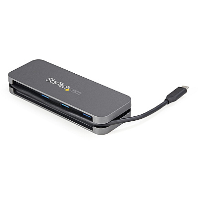 StarTech 4 Port Usb C Hub 5gbps 3a/1c- 11in Cable (HB30CM3A1CB)