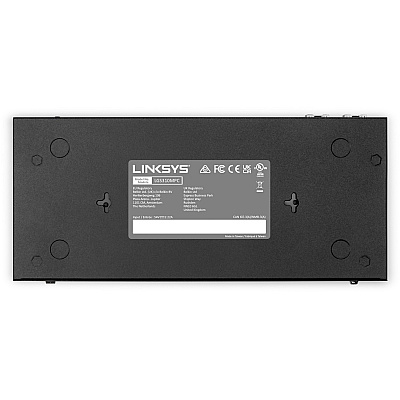 Linksys 8-Port Managed Gigabit PoE+ Switch with 2 1G SFP Uplinks (LNKLGS310MPC)