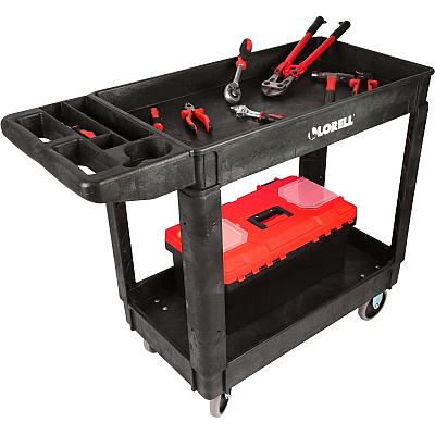 Lorell Storage Bin Utility Cart (LLR03611)