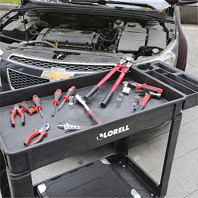 Lorell Storage Bin Utility Cart (LLR03611)