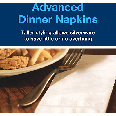 Tork White Dinner Napkin (TRKNP310A)