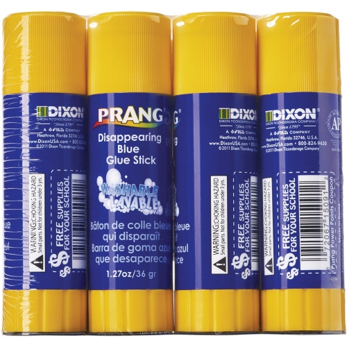 Prang Disappearing Blue Washable Glue Stick (X15091)