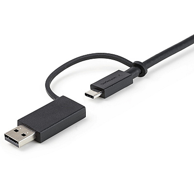 StarTech 3ft Hybrid Usb-c Cable W/ Usb-a Adapter (USBCCADP)