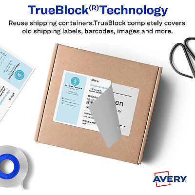 Avery Printable Shipping Labels, 5.5" x 8.5" , 200 Labels (AVE8426)