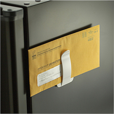 Officemate MagnetPlus Magnetic Envelope and Note Holder, White (OIC92551)
