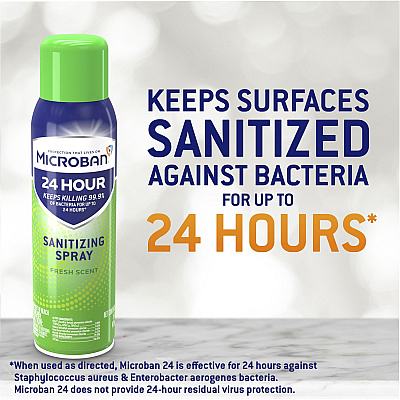 Microban Professional Microban 24 Hour Sanitizing Spray (PGC48774)