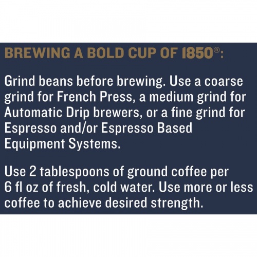 Folgers Whole Bean 1850 Black Gold Coffee (21522)