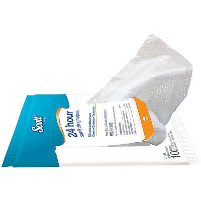 Scott 24 Hour Sanitizing Wipes (KCC41526)