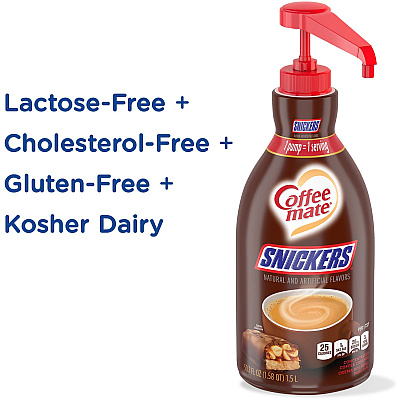 Coffee-mate Coffee-mate Snickers Flavored Liquid Creamer Pump Bottle (NES97955)