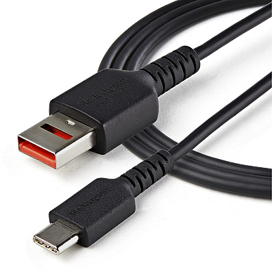 StarTech 3ft Usb-a To Usb-c Secure Charging Cable (USBSCHAC1M)
