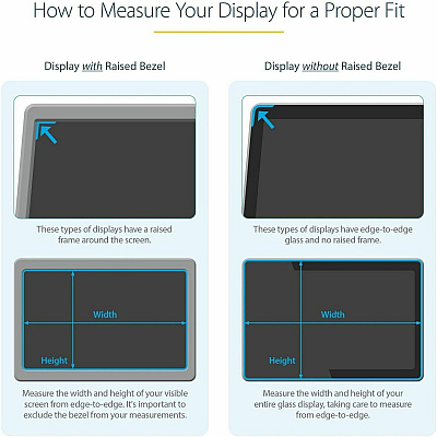 StarTech 32 Inch Monitor Privacy Screen Filter (PRIVSCNMON32)