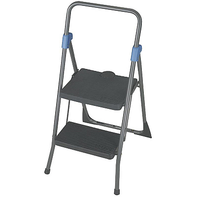 Cosco Steel 2-step Folding Step Stool (CSC11829GGB)