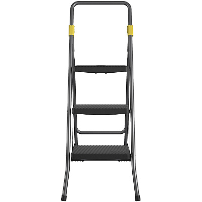 Cosco Steel 3-step Folding Step Stool (CSC11839GGO)