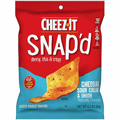 Cheez-It Snap'd Cheddar Sour Cream & Onion Crackers (KEB11460)