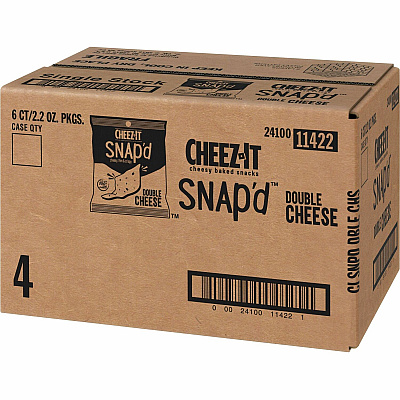 Cheez-It Snap'd Double Cheese Crackers (KEB11422)