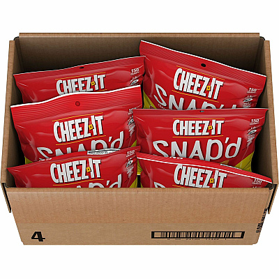 Cheez-It Snap'd Double Cheese Crackers (KEB11422)