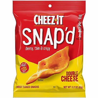 Cheez-It Snap'd Double Cheese Crackers (KEB11422)
