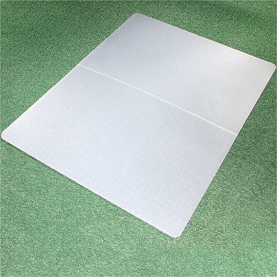 Floortex Cleartex Polypropylene Rectangular Foldable Chair Mat for Carpets - 35" x 46" (FLRNCMFLLGC0002)
