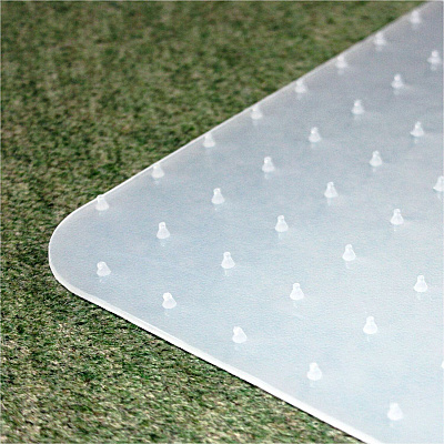 Floortex Cleartex Polypropylene Rectangular Foldable Chair Mat for Carpets - 46" x 57" (FLRNCMFLLGC0004)