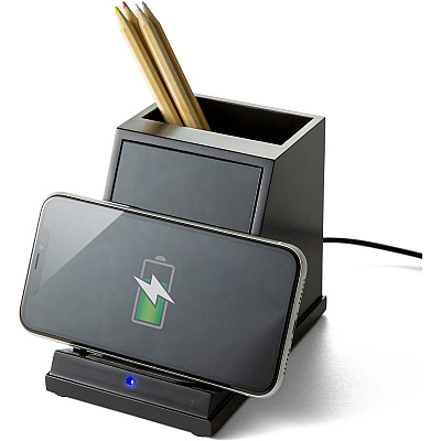 Victor CS100 Wireless Phone Charger with Pencil Cup