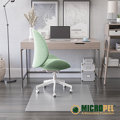 deflecto EconoMat PLUS Antimicrobial Hard Floor Chair Mat (DEFCM2E242AMCOM)