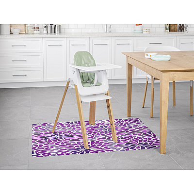 deflecto FashionMat Purple Rain Chair Mat (DEFCM3540PR)