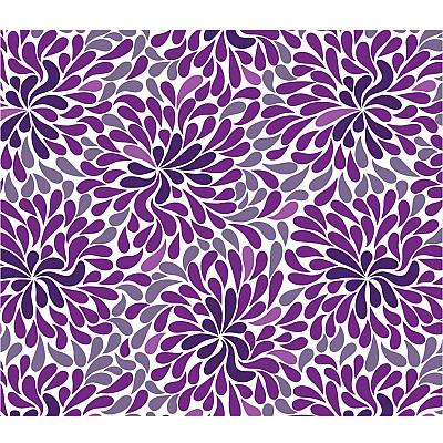 deflecto FashionMat Purple Rain Chair Mat (DEFCM3540PR)
