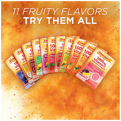 Emergen-C Raspberry Vitamin C Drink Mix (GKC30201)
