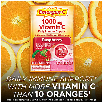 Emergen-C Raspberry Vitamin C Drink Mix (GKC30201)