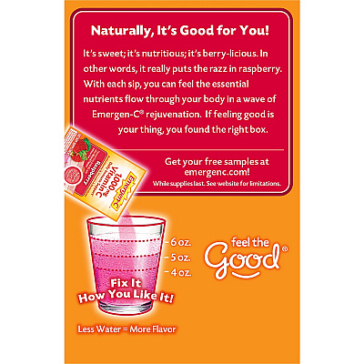 Emergen-C Raspberry Vitamin C Drink Mix (GKC30201)