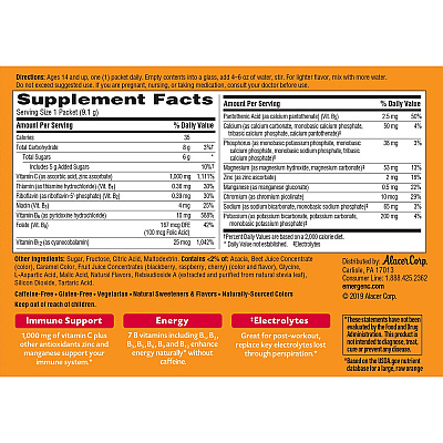 Emergen-C Raspberry Vitamin C Drink Mix (GKC30201)