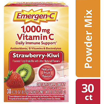 Emergen-C Strawberry-Kiwi Vitamin C Drink Mix (GKC30319)