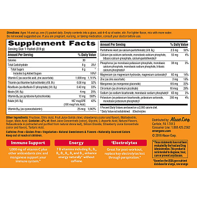 Emergen-C Strawberry-Kiwi Vitamin C Drink Mix (GKC30319)