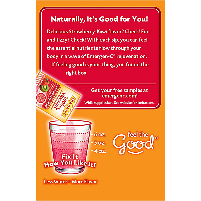 Emergen-C Strawberry-Kiwi Vitamin C Drink Mix (GKC30319)