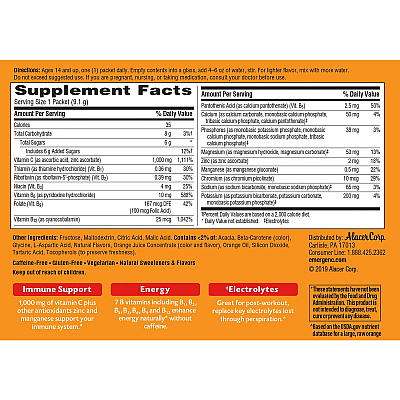 Emergen-C Super Orange Vitamin C Drink Mix (GKC30203)