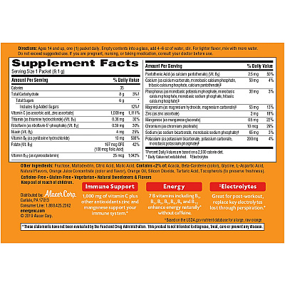 Emergen-C Super Orange Vitamin C Drink Mix (GKC30213)
