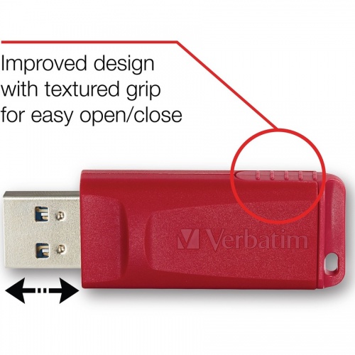 Verbatim 32GB Store 'n' Go USB Flash Drive - 5pk - Assorted (70897)