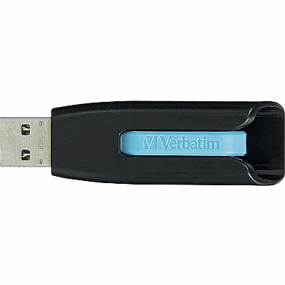 Verbatim 64GB Store 'n' Go V3 USB 3.2 Gen 1 Flash Drive - 2pk - Red, Blue (VER70899)