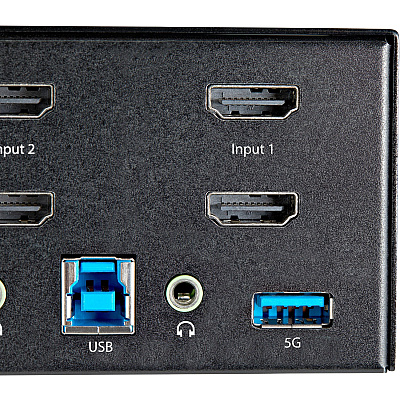 StarTech 2 Port Dual Monitor Hdmi Kvm Switch 4k60 (SV231DHU34K6)