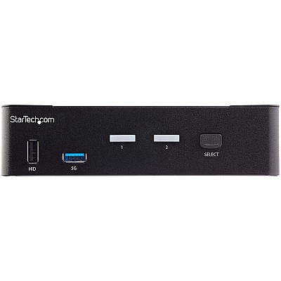 StarTech 2 Port Hdmi Kvm Switch 4k 60hz W/usb Hub (SV231HU34K6)