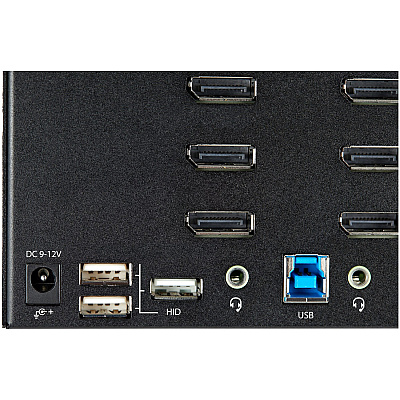 StarTech 2-pt Quad Monitor Displayport Kvm Switch (SV231QDPU34K)