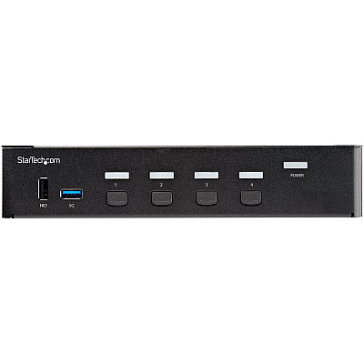 StarTech 4 Port Hdmi Kvm Switch 4k 60hz W/usb Hub (SV431HU34K6)