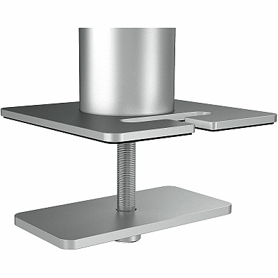 Durable Desk Mount for Monitor, Curved Screen Display - Silver (508423)
